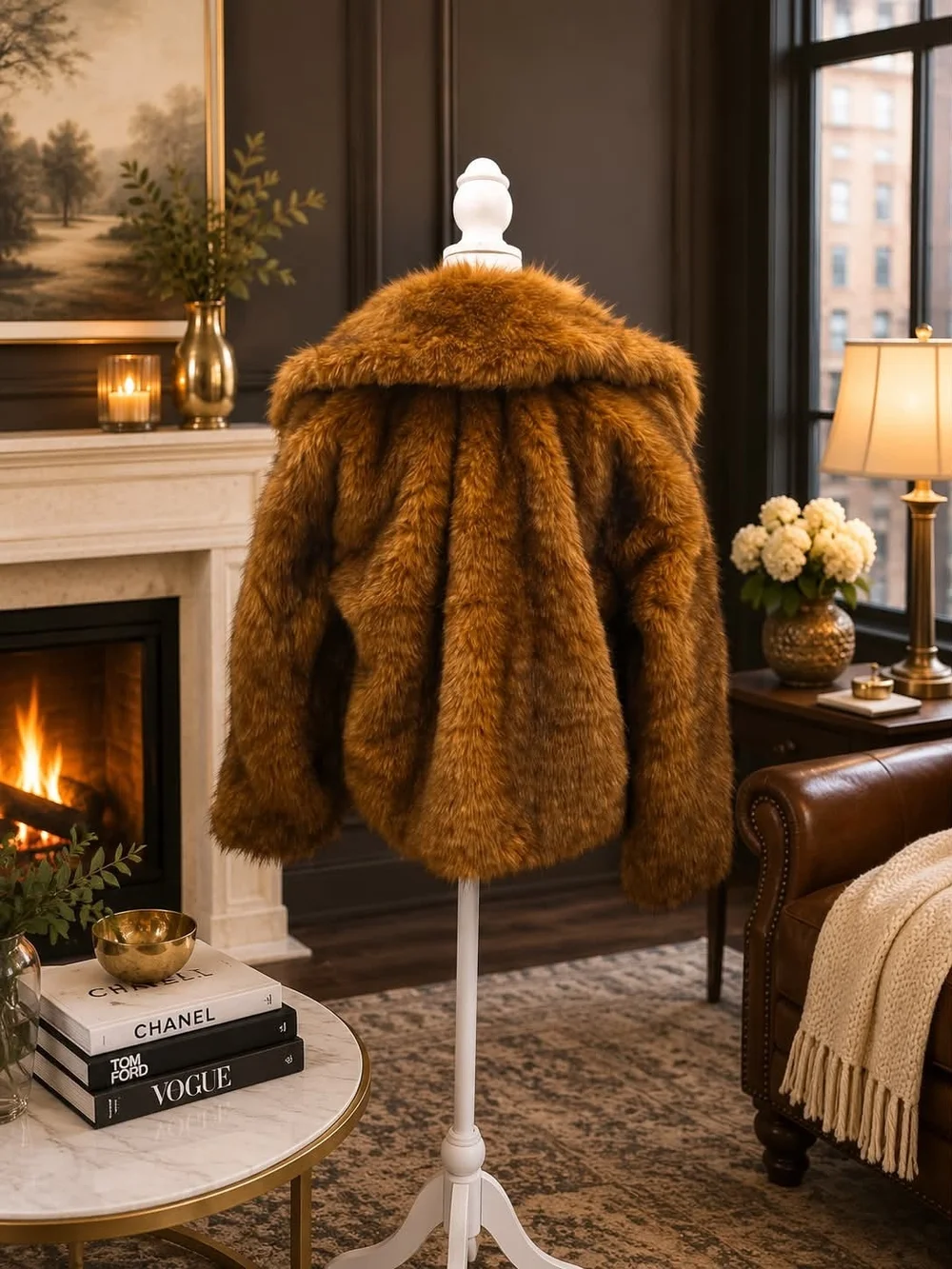 Worthington Amber Faux Fur Teddy Jacket